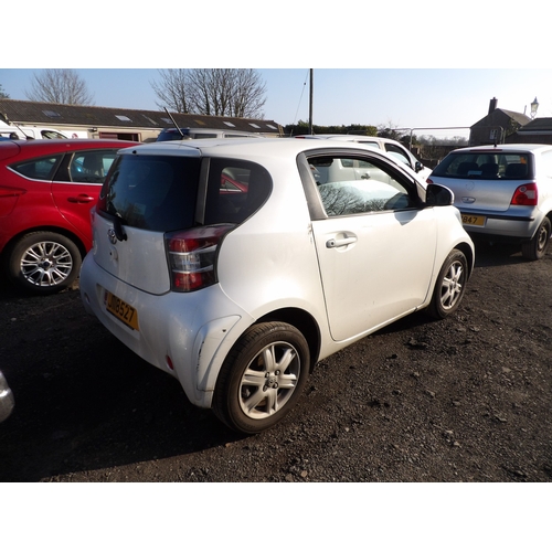 3 - A 2012 Toyota IQ 1.0 three door hatchback J118527 (petrol/manual), odometer reading 68,851 miles  - ... 