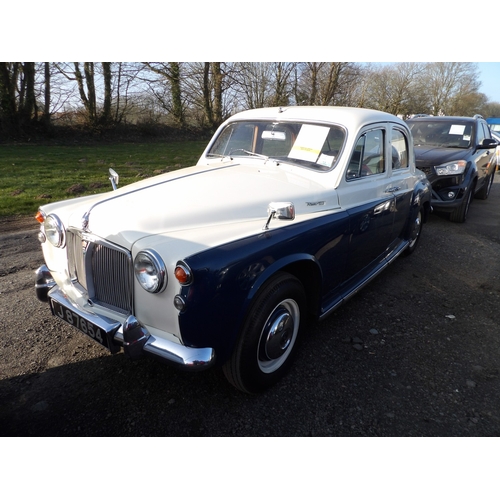 4 - A 1962 Rover P4 100 four door saloon J87654 (petrol/manual), odometer reading 35,607 miles, in excel... 