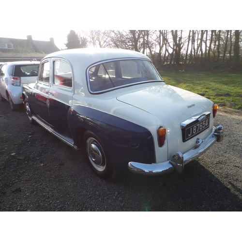 4 - A 1962 Rover P4 100 four door saloon J87654 (petrol/manual), odometer reading 35,607 miles, in excel... 