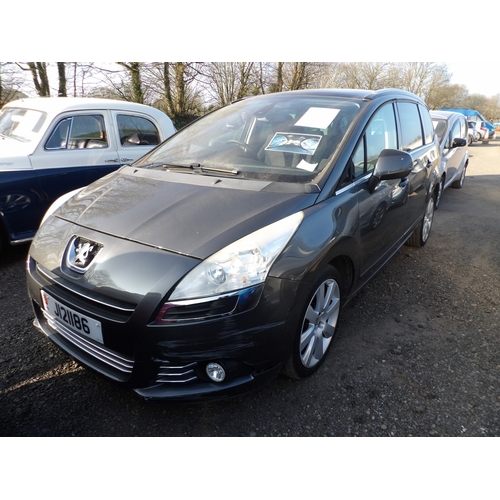 8 - A 2012 Peugeot 5008 Allure 1.6 HDi MPV J121186 (diesel/manual), odometer reading 72,444 miles