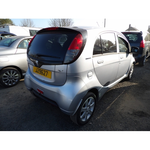 9 - A 2011 Peugeot Ion five door hatchback J29627 (full electric/automatic), odometer reading 92,623 mil... 