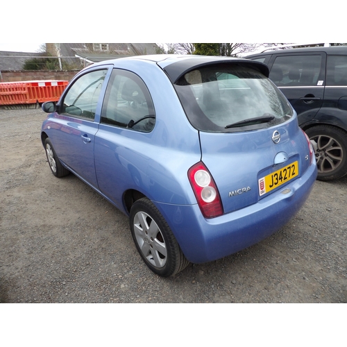 13 - A 2005 Nissan Micra SX 1.2 three door hatchback J34272 (petrol/manual), odometer reading 168,573 mil... 