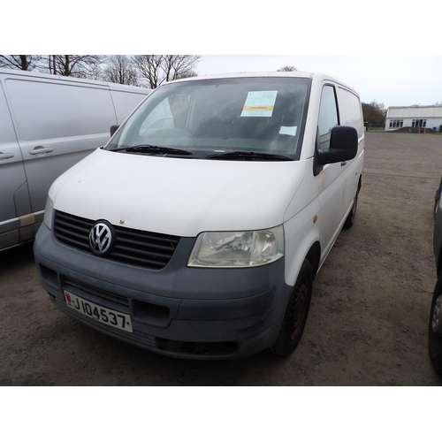 19 - A 2007 Volkswagen Transporter T5 T26 1.9 TDi panel van J104537 (diesel/manual), odometer reading 87,... 