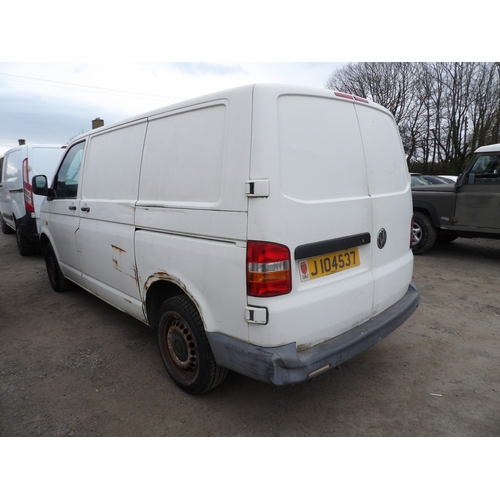 19 - A 2007 Volkswagen Transporter T5 T26 1.9 TDi panel van J104537 (diesel/manual), odometer reading 87,... 