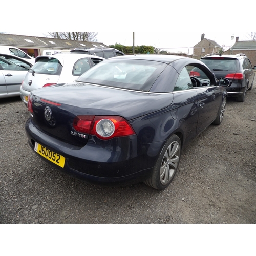 5 - A 2008 Volkswagen EOS Sport TSi 2.0 convertible J60052 (petrol/manual), odometer reading 49,480 mile... 