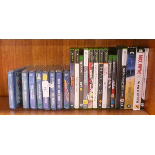 214 - An assortment of computer games