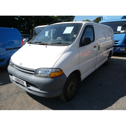 26 - A 1999 Toyota Hiace 2.4 TDi panel van J36839 (diesel/manual), odometer reading 148,187 miles