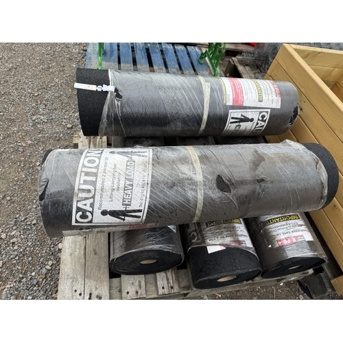 96 - Five rolls of Isorubber base (1m x 10m)