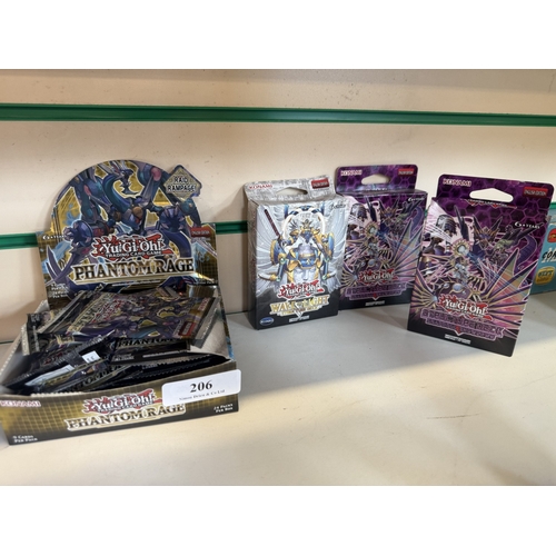 206 - An assortment of Yu-Gi-Oh! trading cards - for sale by order of H.M. Viscount