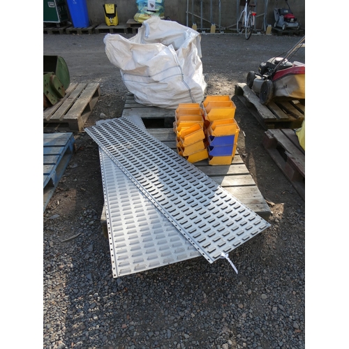110 - A quantity of Maxi Bins together with two mounting boards