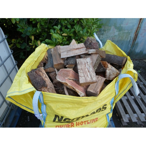 76 - A bulk bag of logs