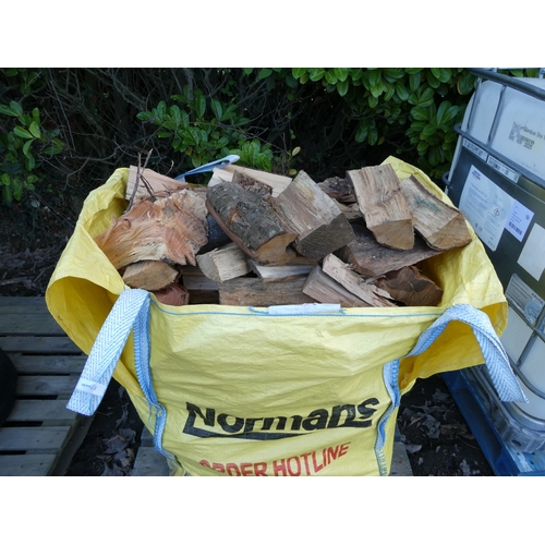 77 - A bulk bag of logs