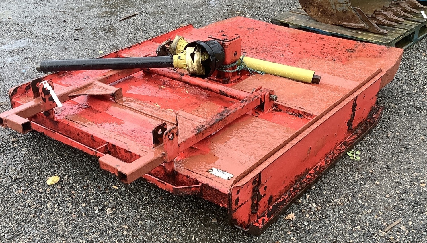 A Belmac tractor mounted rotary topper 1.4m working width