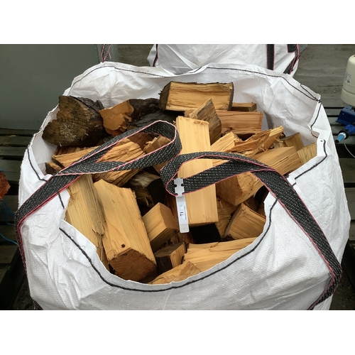 71 - A bulk bag of logs