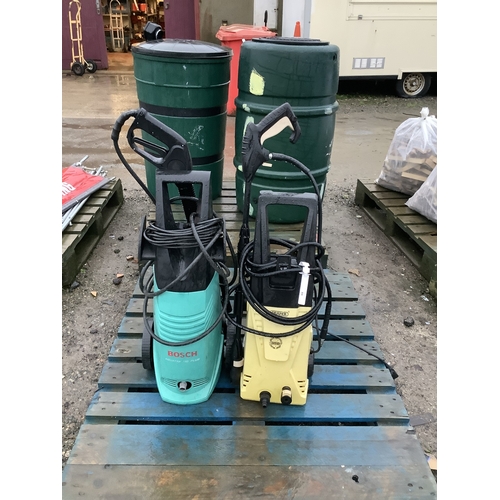 88 - Two pressure washers by Bosch and Draper