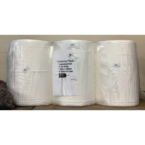 112 - A packet (6 rolls) of cleaning paper