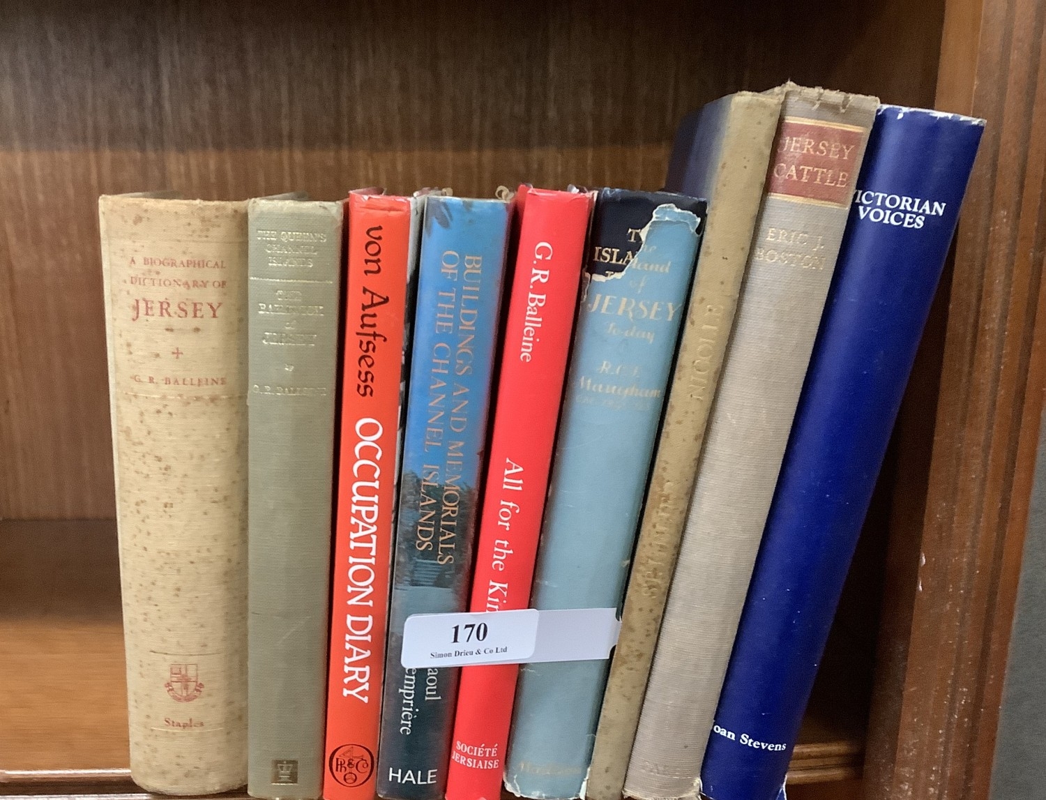 An accumulation of books pertaining to Jersey