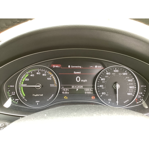 11 - A 2012 Audi A6 Hybrid 2.0 TFSi four door saloon J131514 (hybrid petrol/automatic), odometer reading ... 