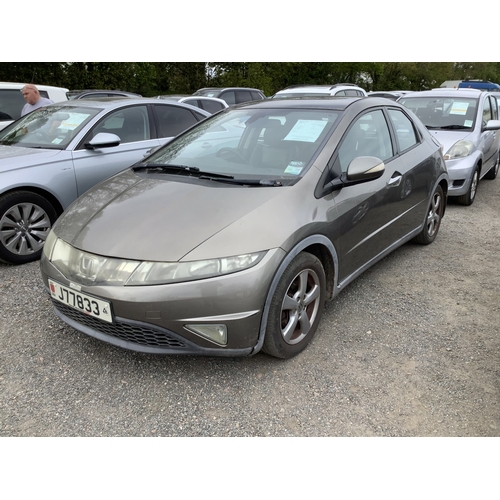 14 - A 2007 Honda Civic 1.8 five door hatchback J77833 (petrol/manual), odometer reading 99,664 miles
