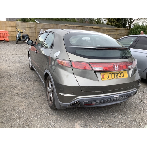 14 - A 2007 Honda Civic 1.8 five door hatchback J77833 (petrol/manual), odometer reading 99,664 miles
