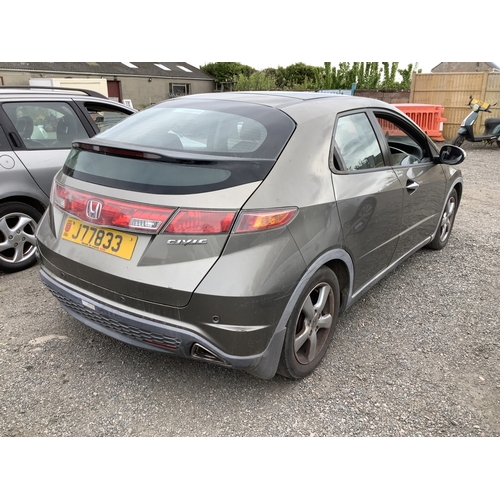 14 - A 2007 Honda Civic 1.8 five door hatchback J77833 (petrol/manual), odometer reading 99,664 miles