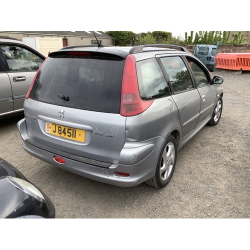 17 - A 2004 Peugeot 206 SW 1.6 XSi estate J84511 (petrol/automatic), odometer reading 108,056 miles - Tra... 