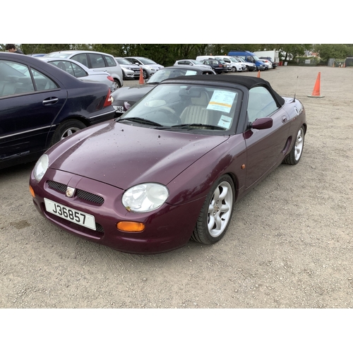 24 - A 1999 Rover MGF 1.8i convertible roadster J36857 (petrol/manual), odometer reading 67,074 miles