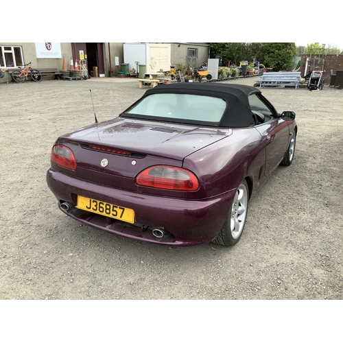 24 - A 1999 Rover MGF 1.8i convertible roadster J36857 (petrol/manual), odometer reading 67,074 miles
