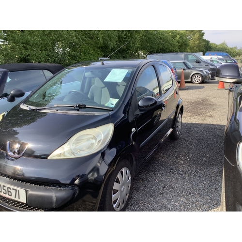 10 - A 2008 Peugeot 107 Urban 1.0 five door hatchback J105671 (petrol/automatic), odometer reading miles ... 