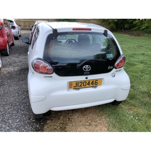 4 - A 2012 Toyota Aygo Ice 1.0 three door hatchback J120446 (petrol/manual), odometer reading 52,180 mil... 