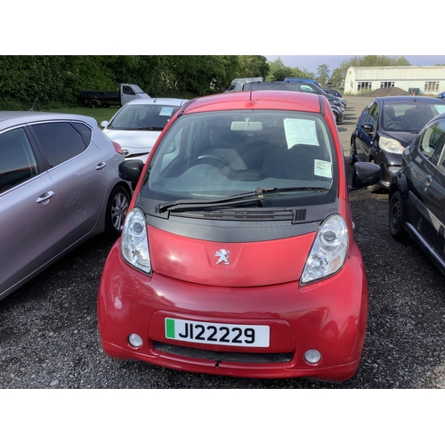 6 - A 2012 Peugeot Ion five door hatchback J122229 (electric/automatic), odometer reading 23,517 miles o... 