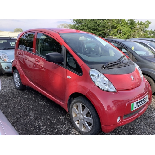 6 - A 2012 Peugeot Ion five door hatchback J122229 (electric/automatic), odometer reading 23,517 miles o... 