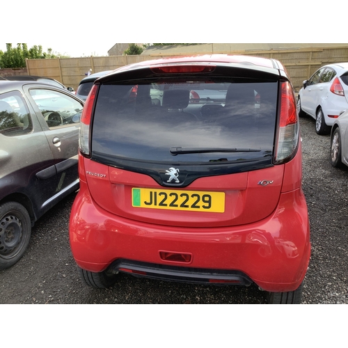 6 - A 2012 Peugeot Ion five door hatchback J122229 (electric/automatic), odometer reading 23,517 miles o... 
