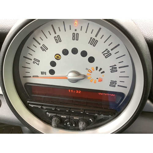 7 - A 2011 Mini One 1.6 convertible J49883 (petrol/manual), odometer reading 49,273 miles