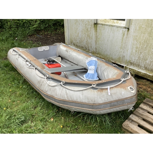 102 - A semi rigid inflatable dinghy and accessories