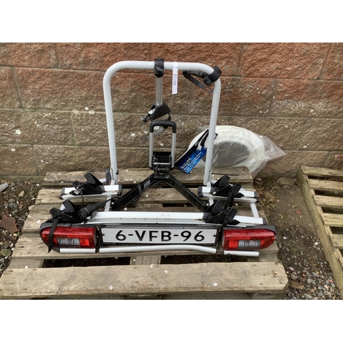 110 - An Atera ball hitch mounted bicycle carrier