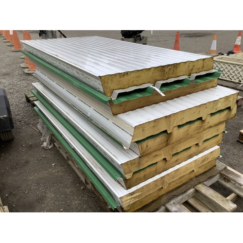 96 - Eight insulated cladding panels