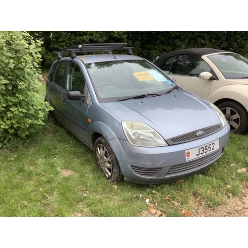 1 - J3553 - A four digit registration mark assigned to a 2005 Ford Fiesta 1.5 five door hatchback (petro... 