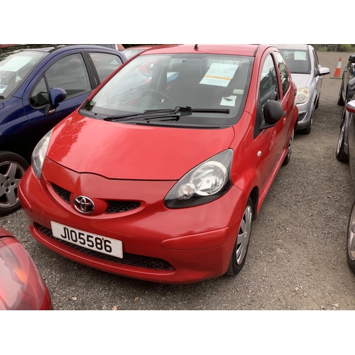 24 - A 2007 Toyota Aygo 1.0 five door hatchback J105586 (petrol/manual), odometer reading 97,743 miles - ... 