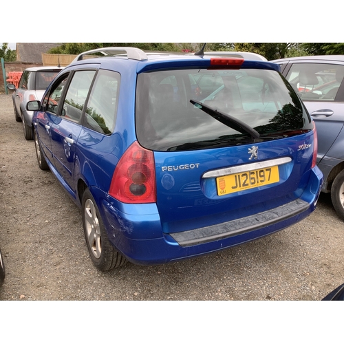 31 - A 2005 Peugeot 307 SW SE 2.0 HDi estate J126197 (diesel/manual), odometer reading 100,873 miles - Tr... 