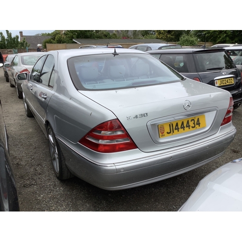 36 - A 2002 Mercedes-Benz S430 4.3 four door saloon J144434 (petrol/automatic), odometer reading 57,902 m... 