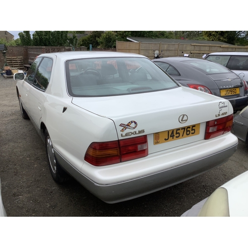 38 - A 1996 Lexus LS400 4.0 four door saloon J45765 (petrol/automatic), odometer reading 160,420 miles