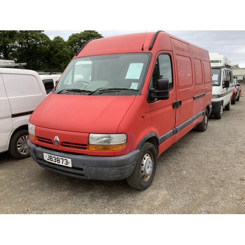 45 - A 2002 Renault Master 35 2.5 dCi panel van J83873 (diesel/manual), odometer reading 82,581 miles