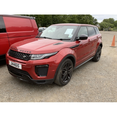 47 - A 2018 Range Rover Evoque Dynamic TD4 SUV J144615 (diesel/automatic), odometer reading 92,571 miles ... 