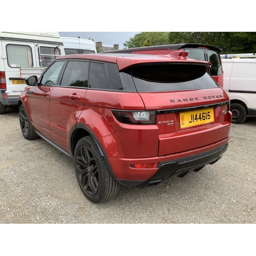 47 - A 2018 Range Rover Evoque Dynamic TD4 SUV J144615 (diesel/automatic), odometer reading 92,571 miles ... 