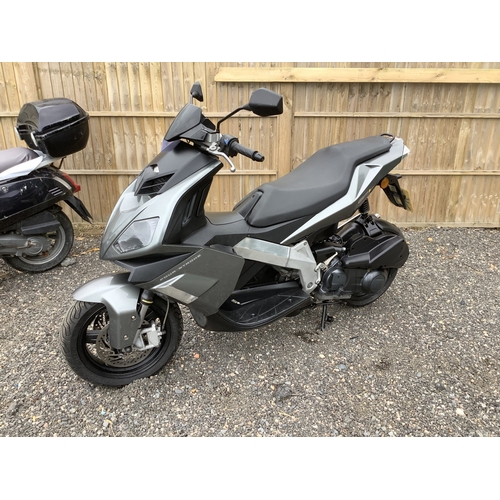 5 - A 2006 Derbi GP1 250 scooter J106724, odometer reading 13,797 miles