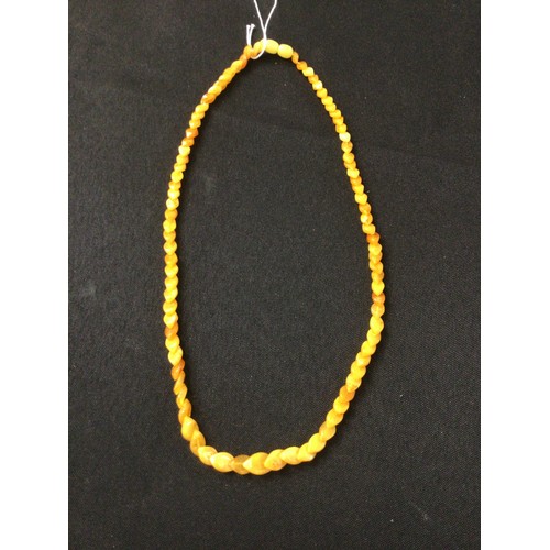 38 - Butter scotch amber necklace