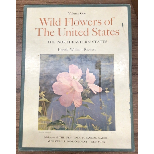 25 - Wild Flowers of The United States by Rickett. 14 volumes in slipcases.