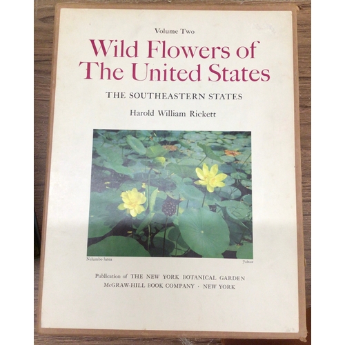 25 - Wild Flowers of The United States by Rickett. 14 volumes in slipcases.