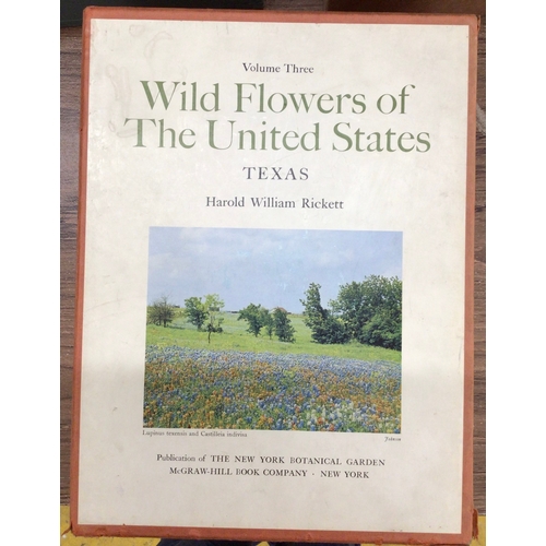 25 - Wild Flowers of The United States by Rickett. 14 volumes in slipcases.